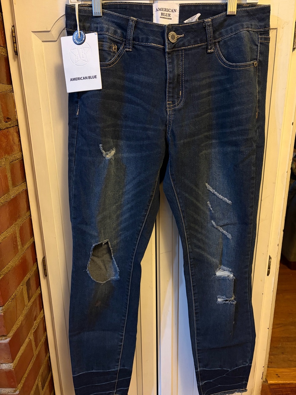 American Blue Premium Denim Distressed Jeans NWT